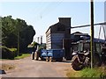 Buildings and tractors at Park Farm, Over Wallop