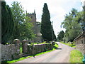 St Briavels church from Church Farm