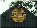 NY5175 : Old AA sign on shed at Roadhead by Rose and Trev Clough