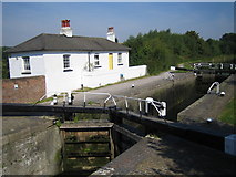TQ0488 : Grand Union Canal: Widewater Lock in South Harefield by Nigel Cox