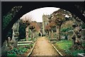 Stour Provost parish church: from the lych gate