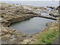 NZ3671 : Swimming Pool in Table Rocks - Cullercoats by R J McNaughton