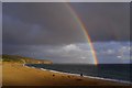 SW5728 : Rainbow viewed from the Beachcomber Cafe, Praa Sands by Jim Champion