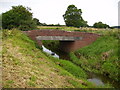 River Foss bridge on track near Brownmoor Farm