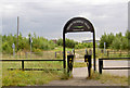 Gate onto Trans Pennine Trail near Brampton