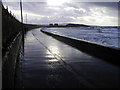 The view south near Prestwick Sailing Club around 2 pm.!