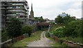 View from Maudland Bridge