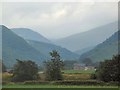 View to mountains behind Abergwyngregyn