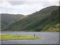 NM8720 : Trout fishing, Loch Scammadale by Richard Webb