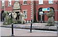 Stone Memorial outside Corn Exchange - Lune Street