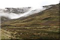 NO1481 : Low cloud in upper Glen Clunie by Mike Pennington