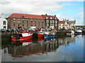 Eyemouth Harbour at High Tide