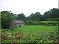 Nissen hut above Boyton Bridge