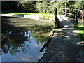 Footbridge beside The Splash