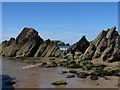 SM7707 : Rocks at Marloes Sands by Chris Gunns