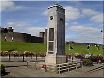 ST1586 : War Memorial, The Twyn by Duncan and Gareth Alderson 