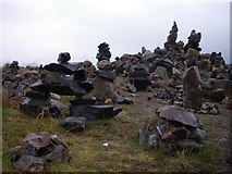 NH1804 : Inukshuk in Western Scotland? by Alan Bowring