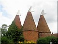 TQ6747 : Brookers Oast, Beltring, Kent by Oast House Archive