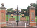 Memorial gates, Stowmarket