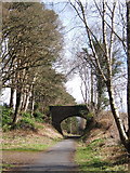 SD2187 : Looking towards the bridge on the dismantled railway by Andrew Hill