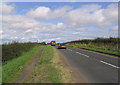 Approaching Alnwick on the B6341