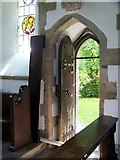 SY9777 : Priest's door at St Nicholas' Church, Worth Matravers by Maigheach-gheal