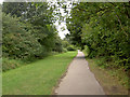 Manicured part of the Trans Pennine Trail.