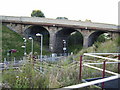 Road viaduct over railway line