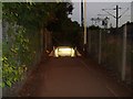 Tunnel entrance to Hyndland Station