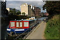 Houseboat moored on the River Avon in Bath