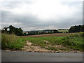 View east across farmland