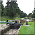 SJ6542 : Audlem Locks No 11, Shropshire Union Canal, Cheshire by Roger  D Kidd