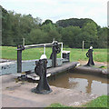 SJ6832 : Tyrley Lock No 3, Shropshire Union Canal, Staffordshire by Roger  D Kidd