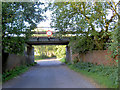 Bridge carrying Leeds to Sheffield railway line.