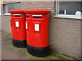 Two Double Post Boxes outside Sudbury Post Office