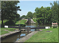SJ9065 : Bosley Locks 10 and 11, Macclesfield Canal, Cheshire by Roger  D Kidd
