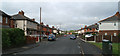 Looking west down Marlborough Avenue, Spring View