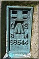 NR6617 : Plaque on Trig Pillar on Tirfergus Hill. by Steve Partridge