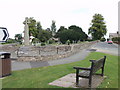 War Memorial and graveyard to All Saints Church, Trefonen