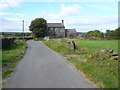 View of Lane from junction with Darley Road (B5057)