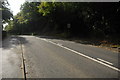 The entrance to Sarn Helen Roman Road from the B4242