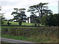 Treflach Hall beside Sweeney Mountain