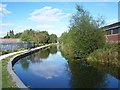 SK0403 : Daw End Canal, Walsall Wood by Geoff Pick