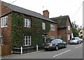 Houses along West End in Long Whatton