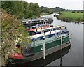 Narrow boats at Zouch Bridge