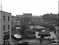 The River Roch goes underground, Rochdale, Lancashire