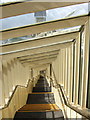 SX8571 : Staircase, Sherborne Road car park by Derek Harper