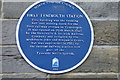 NZ3669 : First Tynemouth Station Plaque by Mac McCarron