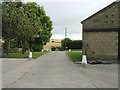 Bossington Farm yard and outbuildings