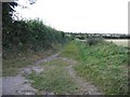 Footpath leading from Cooting Lane towards Adisham